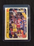 1986-87 Fleer Stickers #9 AKEEM OLAJUWON Rockets ROOKIE Basketball Card