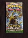 POKEMON XY Fates Collide Factory Sealed Booster Pack 10 Game Cards