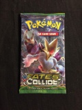 POKEMON XY Fates Collide Factory Sealed Booster Pack 10 Game Cards