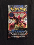 POKEMON XY Steam & Siege Factory Sealed Booster Pack 10 Game Cards