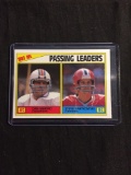 1984 Topps #202 DAN MARINO Passing Leaders ROOKIE Football Card