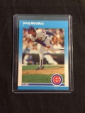 1987 Fleer Update #U-68 GREG MADDUX Braves Cubs ROOKIE Baseball Card