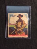 1933 Goudey Indians #71 GENERAL STURGIS Vintage Tobacco Chewing Gum Card