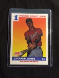 1991 Score #671 CHIPPER JONES Braves ROOKIE Baseball Card