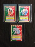 Pokemon Mega Collection - 3 Vintage Japanese Topsun Pocket Monsters Cards