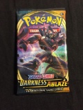 POKEMON Sword & Shield Darkness Ablaze Factory Sealed Booster Pack 10 Game Cards