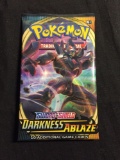 POKEMON Sword & Shield Darkness Ablaze Factory Sealed Booster Pack 10 Game Cards