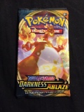 POKEMON Sword & Shield Darkness Ablaze Factory Sealed Booster Pack 10 Game Cards