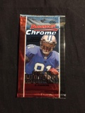 2007 Bowman Chrome Football 4 Card Pack from Sealed Hobby Box