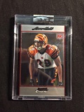 2007 Bowman Chrome Silver LEON HALL Bengals Rookie UNCIRCULATED Football Card /1079