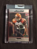 2007 Bowman Chrome Silver LEON HALL Bengals Rookie UNCIRCULATED Football Card /1079