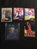 Amazing Collection - Lot of 5 Sports Cards - Rookies, Stars, Inserts, Autos, VTG, Modern and More