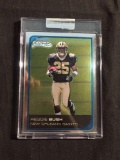 2006 Bowman Chrome Silver REGGIE BUSH Saints ROOKIE UNCIRCULATED Football Card /519