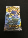 POKEMON Sun & Moon Cosmic Eclipse Factory Sealed Booster Pack 10 Game Cards