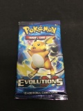 POKEMON XY Evolutions Factory Sealed Booster Pack 10 Game Cards