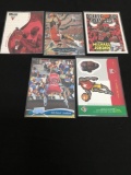 5 Card Lot of MICHAEL JORDAN Chicago Bulls Basketball Cards from Collection