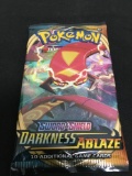 POKEMON Sword & Shield Darkness Ablaze Factory Sealed Booster Pack 10 Game Cards