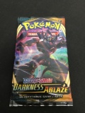 POKEMON Sword & Shield Darkness Ablaze Factory Sealed Booster Pack 10 Game Cards