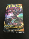 POKEMON Sword & Shield Darkness Ablaze Factory Sealed Booster Pack 10 Game Cards