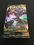 POKEMON Sword & Shield Darkness Ablaze Factory Sealed Booster Pack 10 Game Cards