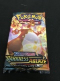 POKEMON Sword & Shield Darkness Ablaze Factory Sealed Booster Pack 10 Game Cards