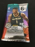 Panini Mosaic '19-20 NBA Trading Cards Factory Sealed Pack 6 Cards