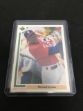 1991 Upper Deck #SP1 MICHAEL JORDAN White Sox TRUE BASEBALL ROOKIE Card