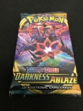 POKEMON Sword & Shield Darkness Ablaze Factory Sealed Booster Pack 10 Game Cards