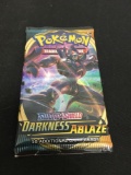 POKEMON Sword & Shield Darkness Ablaze Factory Sealed Booster Pack 10 Game Cards