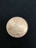 Walking Liberty Style 1 Ounce Copper Rounds