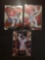 Baseball card lot of 3