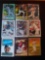 Sports card lot of 9