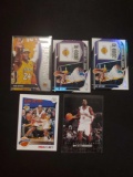 Kobe Bryant card lot of 5