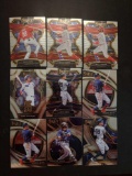 Baseball card lot of 9