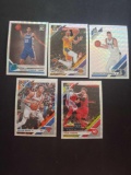 Basketball refractor lot of 5