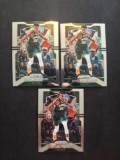 Giannis Antetokounmpo card lot of 3