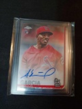 Topps Chrome Adolis Garcia Auto Rc