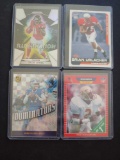 Football card lot of 4