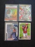 Football card lot of 4