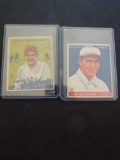2 vintage baseball cards