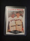 Vintage Topps Willie Mays- Rigney Master & Mentor card