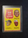 1962 Topps Willie Mays Home Run Leaders card