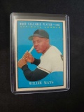 Vintage Willie Mays Most Valuable Player card