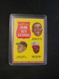 Vintage Topps Willie Mays Home Run Leaders card