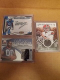 Autograph/jersey lot of 3