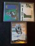 Autograph & jersey lot of 3