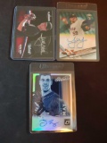 Autograph lot of 3