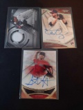 Autograph & jersey Lot of 3