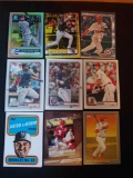 Sports card lot of 9