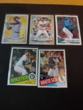 Baseball card lot of 5